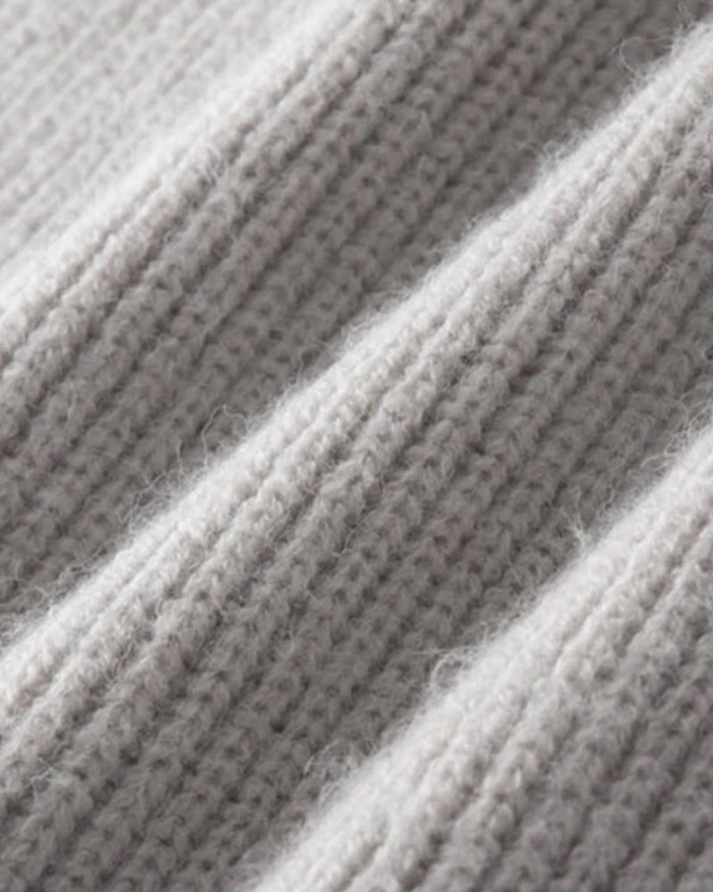 AMALFI Wool Gilet with Full-Length Zipper