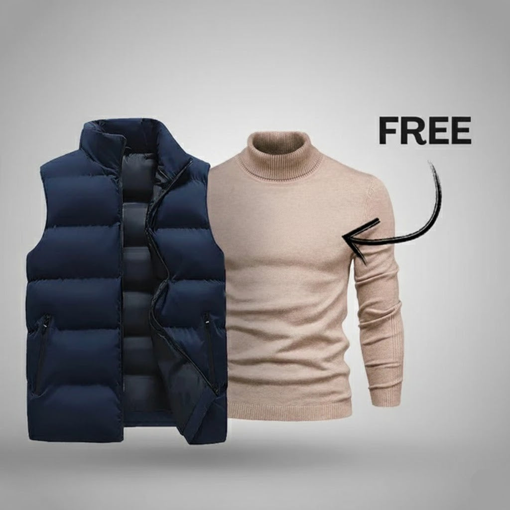 Men's Vest with Free Sweater 