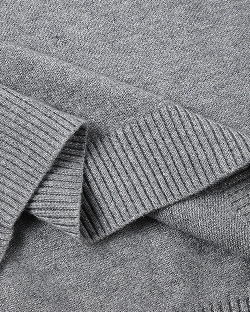 JANGSAN Merino Wool Turtleneck Sweater